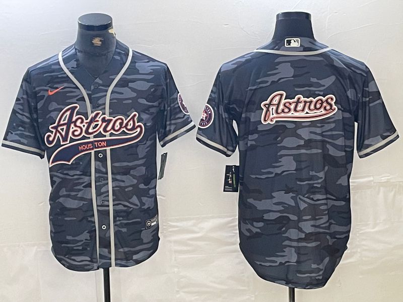 Men Houston Astros Blank Camo Jointly 2024 Nike MLB Jersey style 7
